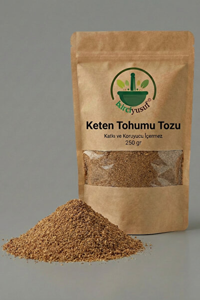 ixirciyusuf Keten Tohumu Tozu (Öğütülmüş Keten Tohumu – Flaxseed Powder – Gro...