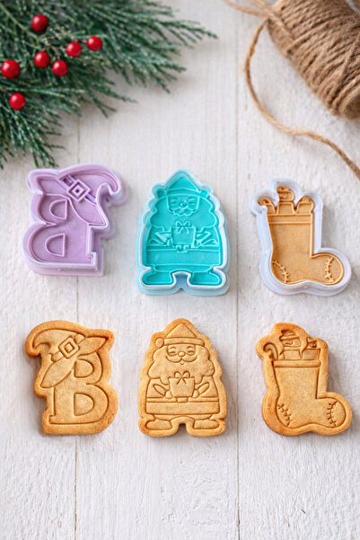 Neskuk مجموعة قوالب كوكيز عيد الميلاد - قالب كوكيز بتصميم عيد الميلاد - قالب ...