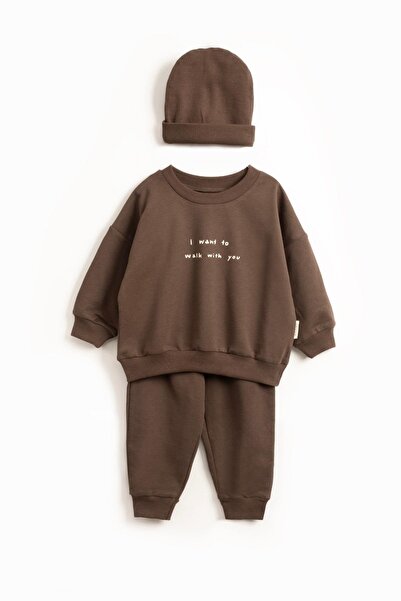 Vauva بدلة أطفال بناتي أولادي موسمية بأكمام طويلة