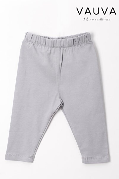 Vauva Kız Tayt Beli Lastikli Düz Çocuk Tayt