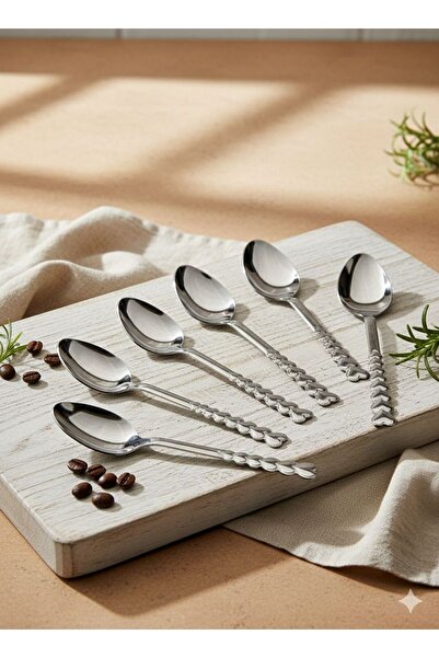 ARVEY 12 Pieces of Tablespoon with Hearts - 12 Pieces