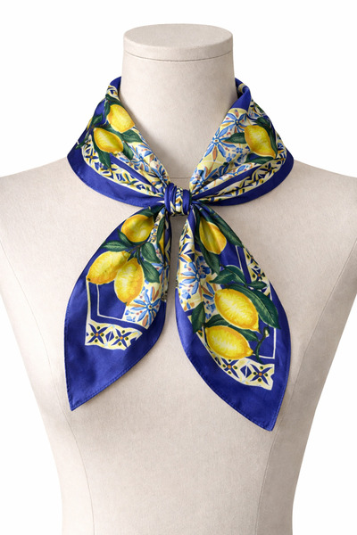 Rupen Kraft باندانا ساتان وشاح ساتان إكسسوار حقيبة ساتان بنمط خاص باندانا 45X50 سم