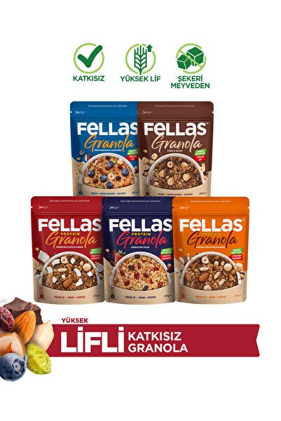 Fellas Granola Süper 5'li Paket