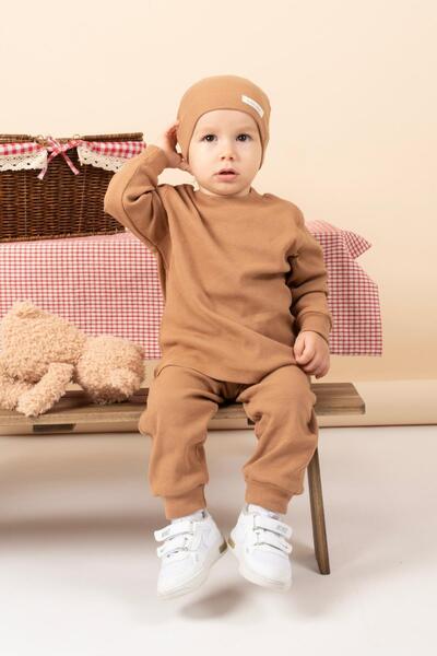 VAUVA Baby Hat 3-Piece Set Cotton Daily Comfortable Set
