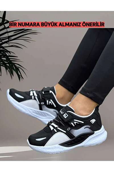 FREE MARKA Günlük Çocuk Unisex Bağcıklı Sneaker Spor Ayakkabı