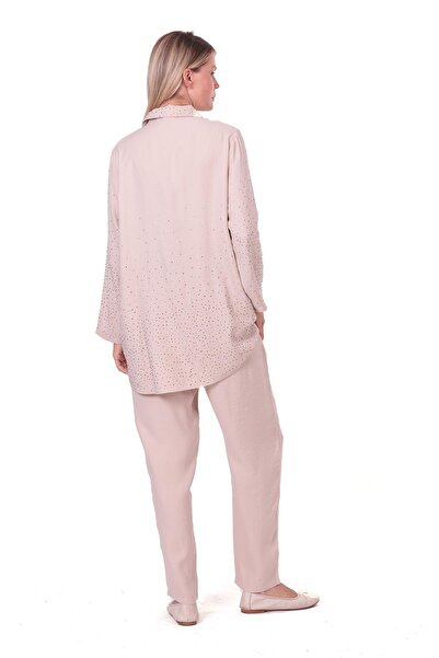 Invee قميص تينسيلا كريم