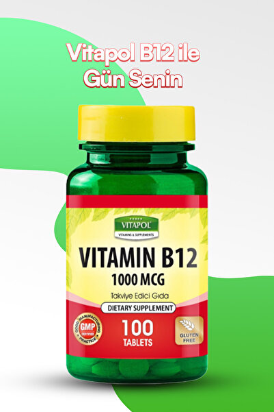 Vitapol فيتامين ب12 1000 ميكروجرام – 100 قرص