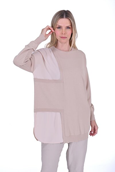 Invee Pencere Triko Tunik FONDOTEN