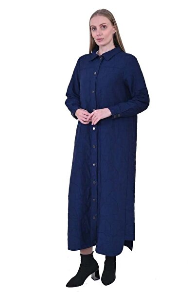 Invee Leaf Cap Light Navy Blue