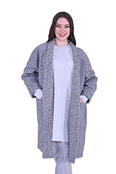 Invee Karo Yün Kap GRİ