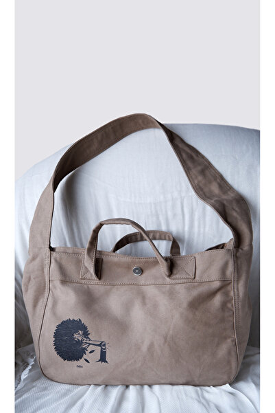 soot - Paperboy Gabardin Omuz Çantası - Bez Çanta