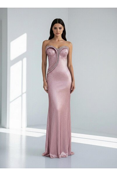 MAXXE 6113SIM STRAPTEZ SİMLİ ELBİSE