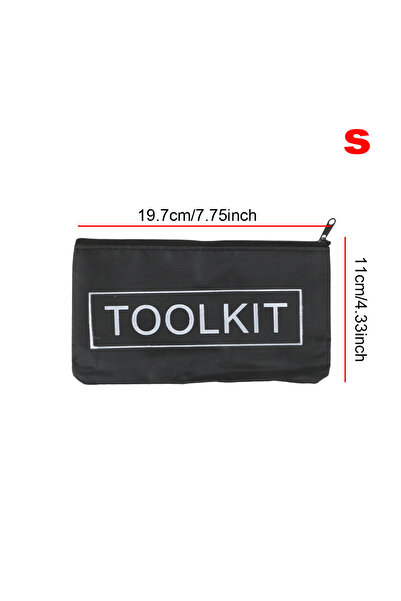 Choice حقيبة أدوات متعددة الوظائف سوداء اللون، محمولة، لحمل أدوات الأجهزة، حق...