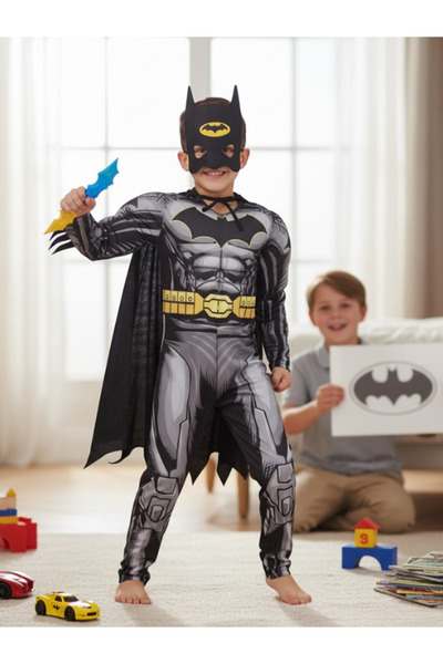 Kostümix Batman Kaslı Çocuk Kostümü