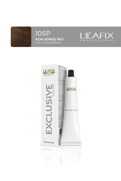 Lilafix Exclusive Colour Tüp Boya 60 ml 10Sp Açık Gümüş İnci