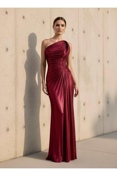 MAXXE 6158SIM LAME SİMLİ ELBİSE