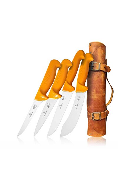 Victorinox Swibo 5.84 Deri Çantalı Kasap Bıçak Seti