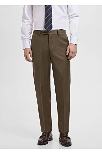 MANGO Man Turin %100 saf yün pantolon