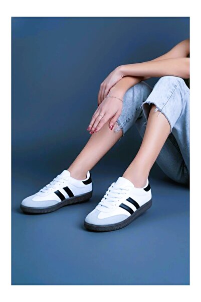 LANDSHOES Bílé lehké pohodlné denní unisexové úpletové sportovní vycházkové tenisky