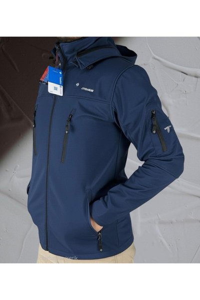 advstore.tr Water-Resistant and Windproof Softshell Jacket