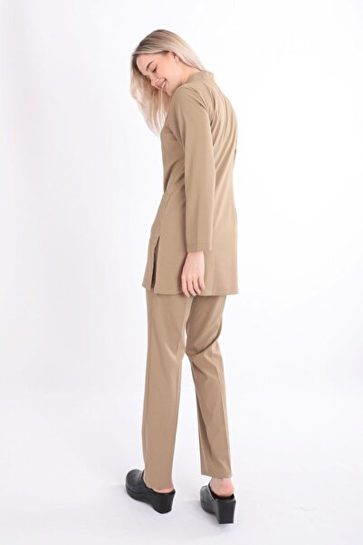 Uçak Medikal Set uniformă Hijab Karya bej