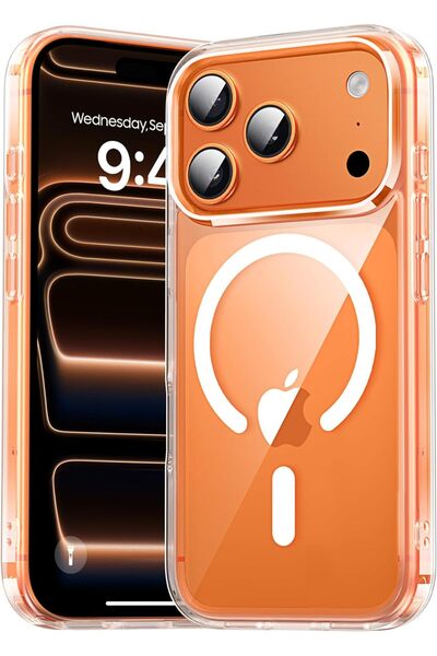 m.tk moveteck iPhone 17 Pro Max Kılıf Magsafe Wireless Kablosuz Şarj Destekli...