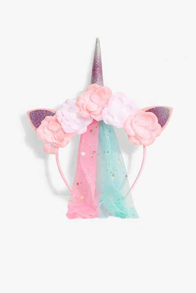 Penti Renkli Kız Çocuk Unicorn Taç