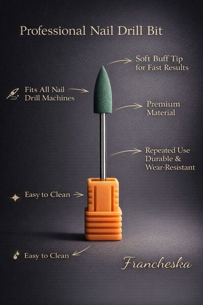 alaraycosmetics B-6 #240 Elektrikli Tırnak Törpüsü Buffer Freze Ucu