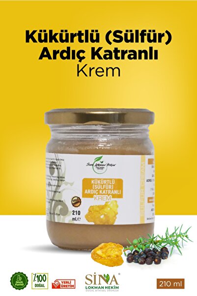 SİNA LOKMAN HEKİM Kükürtlü Kremimiz Yepyeni Güçlendirilmiş Etkili Formülümüzle 210 Ml.