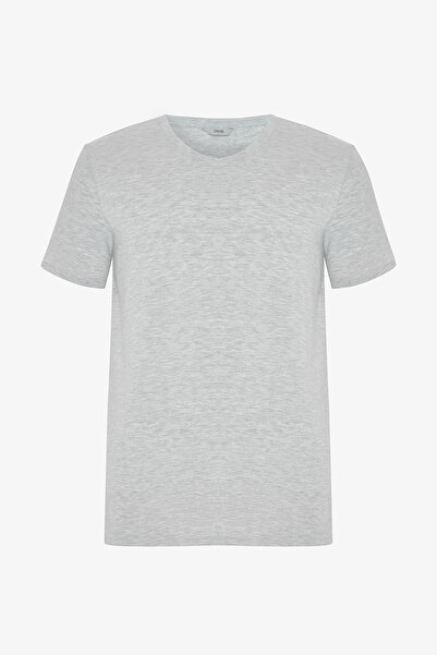 Penti Erkek Regular Gri Melanj Tişört