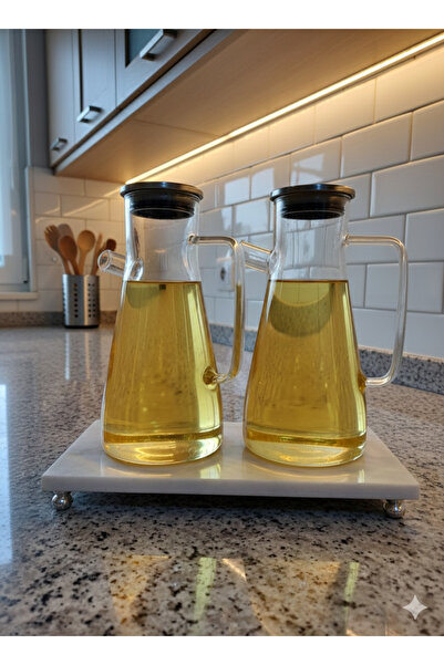 ROİPİERRES MERMER Mermer Yağdanlık Altı, Top Gri Ayak Beyaz Mermer Altlık Yağdanlık Altı Dekoratif Yağdanlık Yok