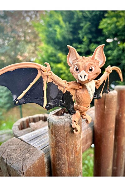 pynarix Yarasa Figür Oyuncak- Gecenin Kanatlı Koruyucusu 🦇🌙 3D Hareketli Or...