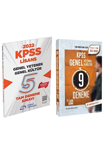 Murat Yayınları SÜPER FİYAT - Murat + Uzman 2022 KPSS Genel Yetenek Genel Kül...