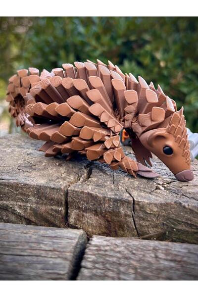 Pangolin Figür Oyuncak - Doğanın Zırhlı Yalnız Şairi🛡️🐾🌍 3D Hareketli Organik VIP - Büyük Boy