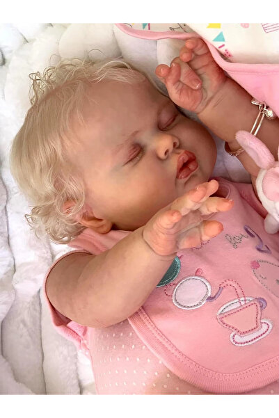 Choice دمية طفل حديث الولادة وردية اللون مقاس 49 سم من إن بي كيه مقاس 19 بوصة - فتاة أميرة حديثة الولادة من بيكل ذات ملمس ناعم ثلاثي الأبعاد