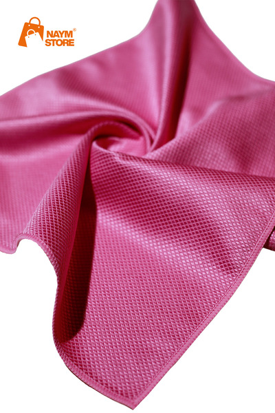 Suff Baklava Patterned Microfiber Glass and General Cleaning Cloth Set of 2 – 40X40 cm |   Non-Scratch & Ultra Absorbent