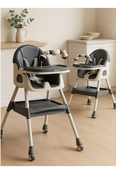 Gootoy كرسي طعام للأطفال قابل للتعديل 4 في 1 من كيديلو