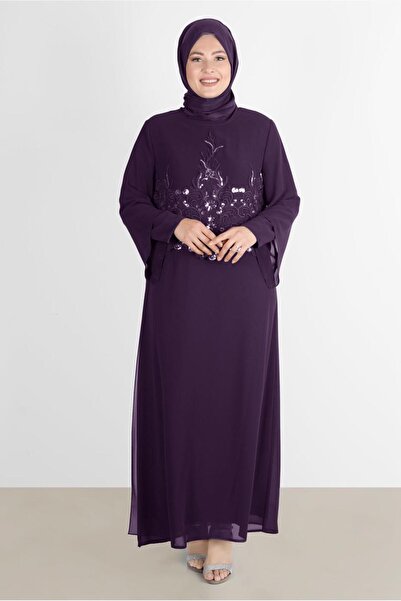 TRENDTESETTÜR KADIN MÜRDÜM T 5600 NEW MULTİ ŞİFON 2&prime;Lİ ELB. ABİYE