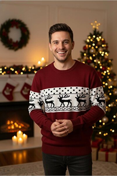 YusGos Erkek Yeni Yıl (Yılbaşı) Temalı Kazak