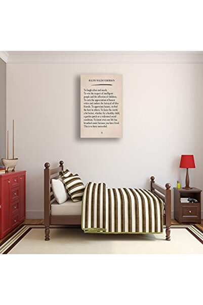 ALAYRA International لوحة فنية تجريدية مطبوعة على قماش مؤطر، مستوحاة من اقتبا...