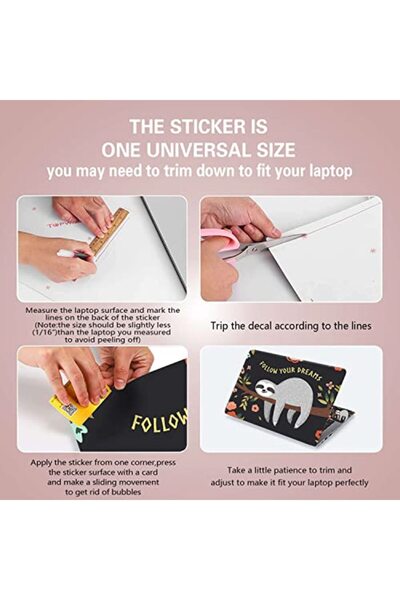 ALAYRA International ALAYRA Laptop Notebook Skin Sticker Cover Decal Fits 12 ...
