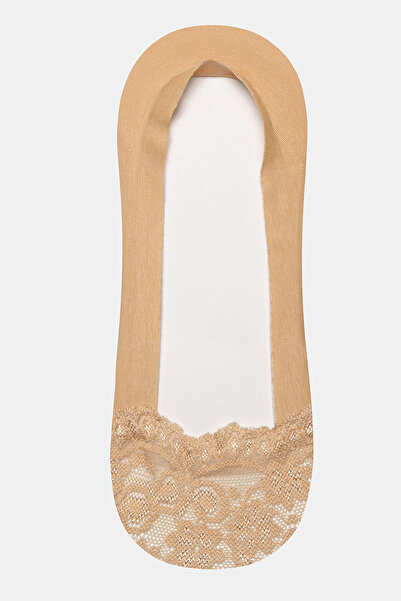 Penti Ballerinasocken in Nude-Farbe mit Spitzendetail