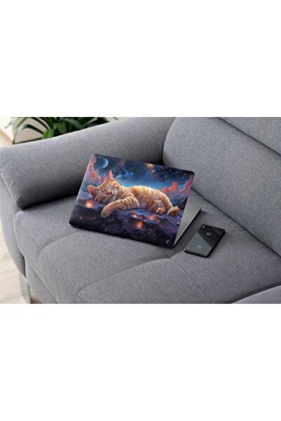 ALAYRA International ملصق حماية للكمبيوتر المحمول بتصميم قطة نائمة من ALAYRA،...