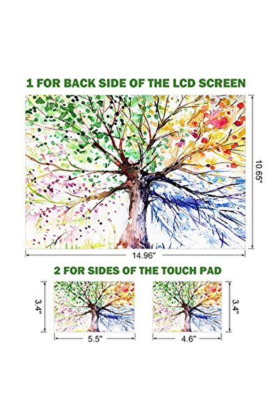 ALAYRA International ملصق حماية للكمبيوتر المحمول من ALAYRA، مقاسات 12، 13، 1...