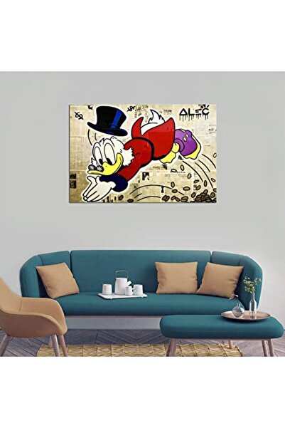 ALAYRA International ملصق سكروج ماكداك من ألايرا، لوحة فنية زخرفية، ملصقات قم...