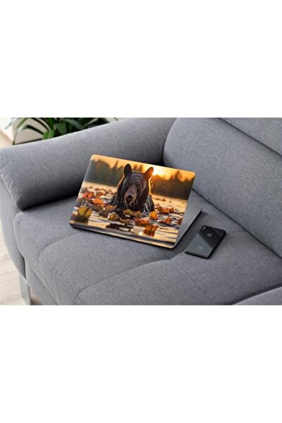 ALAYRA International ملصق حماية للكمبيوتر المحمول من ALAYRA بتصميم دب غروب ال...