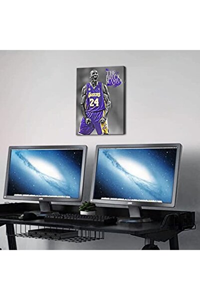 ALAYRA International ملصق ألايرا لكرة السلة NBA، لوحة فنية قماشية لكوبي، أسطو...