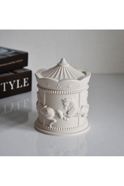 WOOZY SHOP Atlı Karınca Model Dekoratif Kapaklı Kutu | El Yapımı Çok Amaçlı Saklama Kutusu