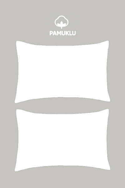 SUVAY 2-комплект подушкової наволочки з білої бавовни з кришкою 50x70 см