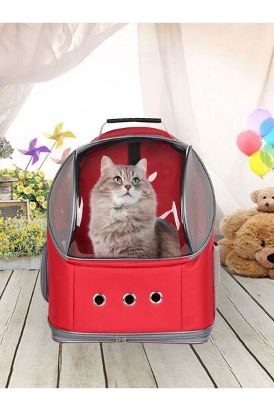 Tropheus çanta Kırmızı Ufo Kedi Ve Köpek Taşıma Çantası